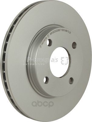 

Тормозной диск JP Group передний для Ford Fiesta, Focus/Mazda 2 1996 1563104700