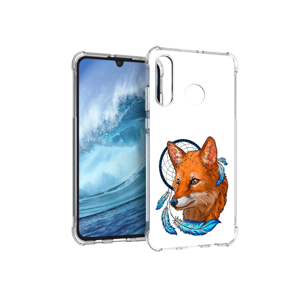 

Чехол MyPads Tocco для Huawei P30 Lite лиса и ловец снов, Прозрачный, Tocco