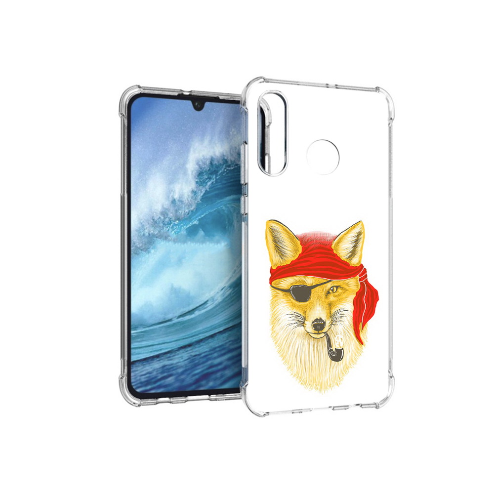 Чехол MyPads Tocco для Huawei P30 Lite лиса-пират