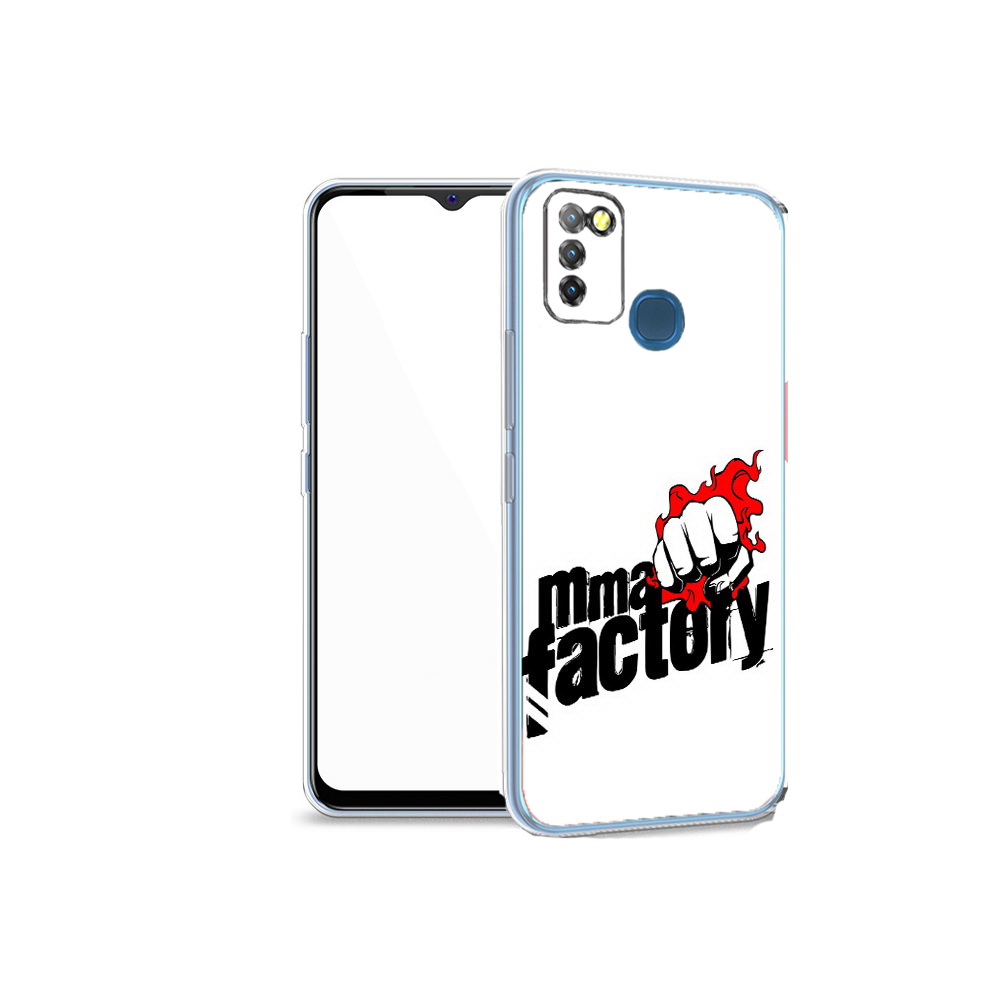 

Чехол MyPads Tocco для Infinix Hot 10 Lite Единоборства ММА, Прозрачный, Tocco