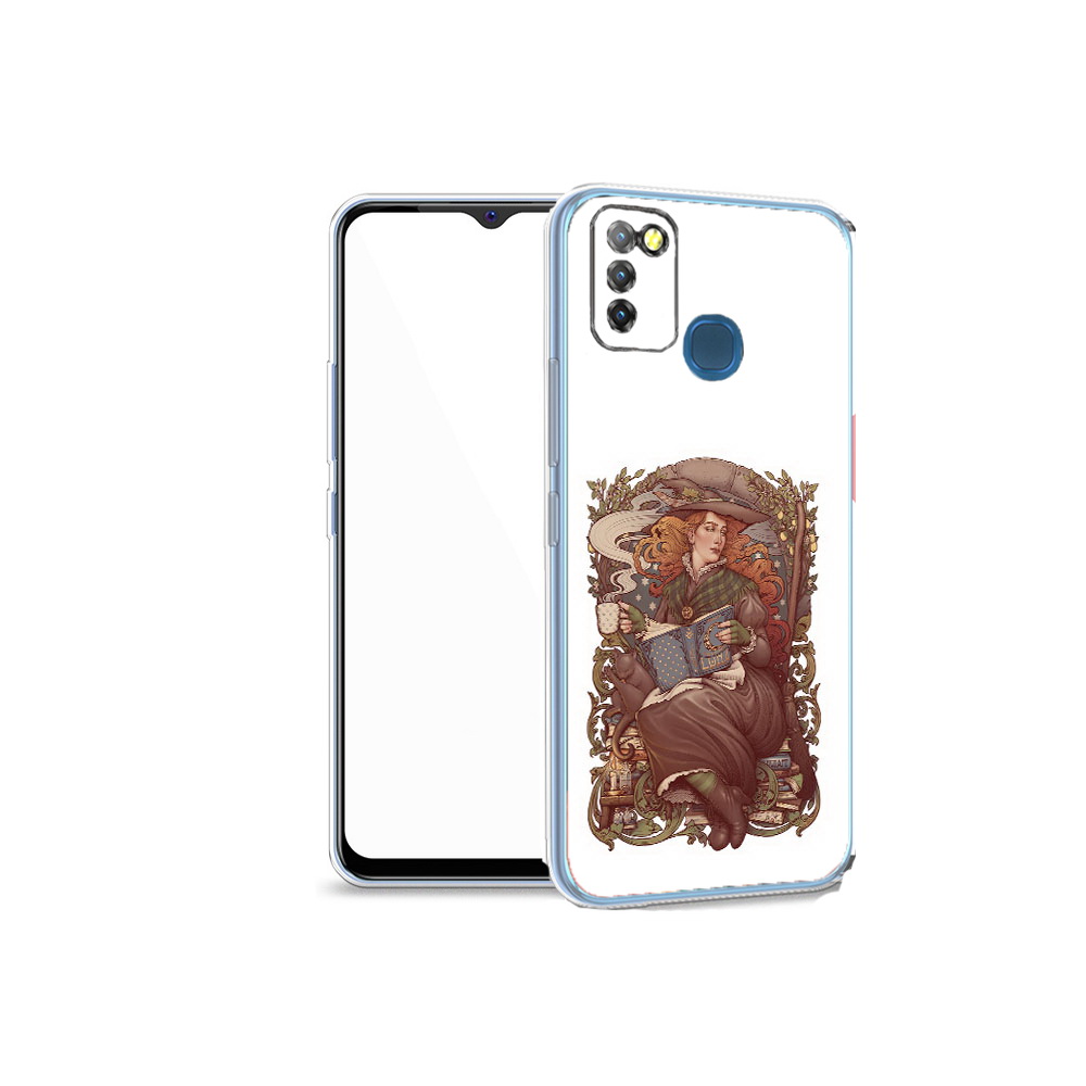 

Чехол MyPads Tocco для Infinix Hot 10 Lite Женские_126, Прозрачный, Tocco