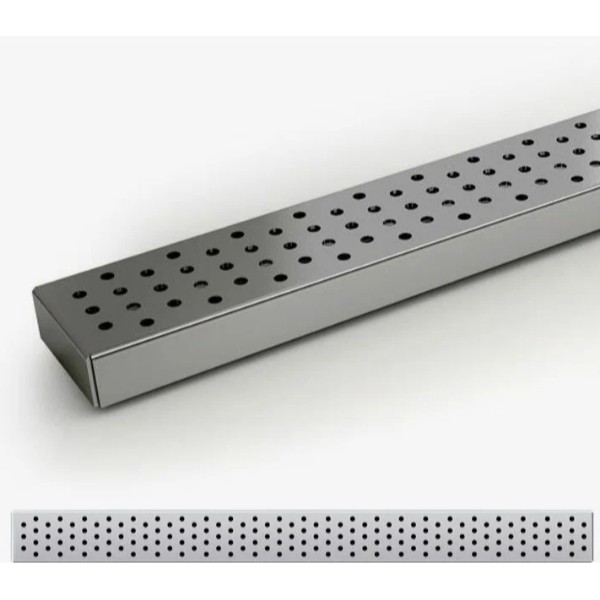 

Дизайн решетка PlastBrno Klasik (тип 2), полированная нержавеющая сталь 700 мм SZL072L