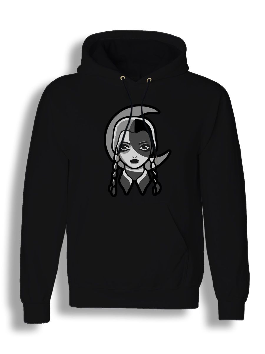 

Худи унисекс СувенирShop Wednesday/Уэнсдэй/Венсдей 30 черное 4XL, "Wednesday/Уэнсдэй/Венсдей" 30