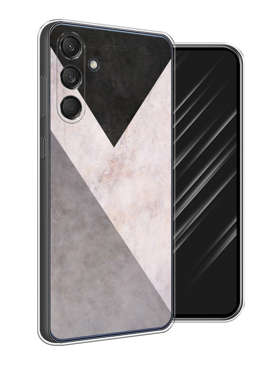 

Чехол Awog на Samsung Galaxy M55 "Геометричный мрамор", Бежевый, 2109650-1