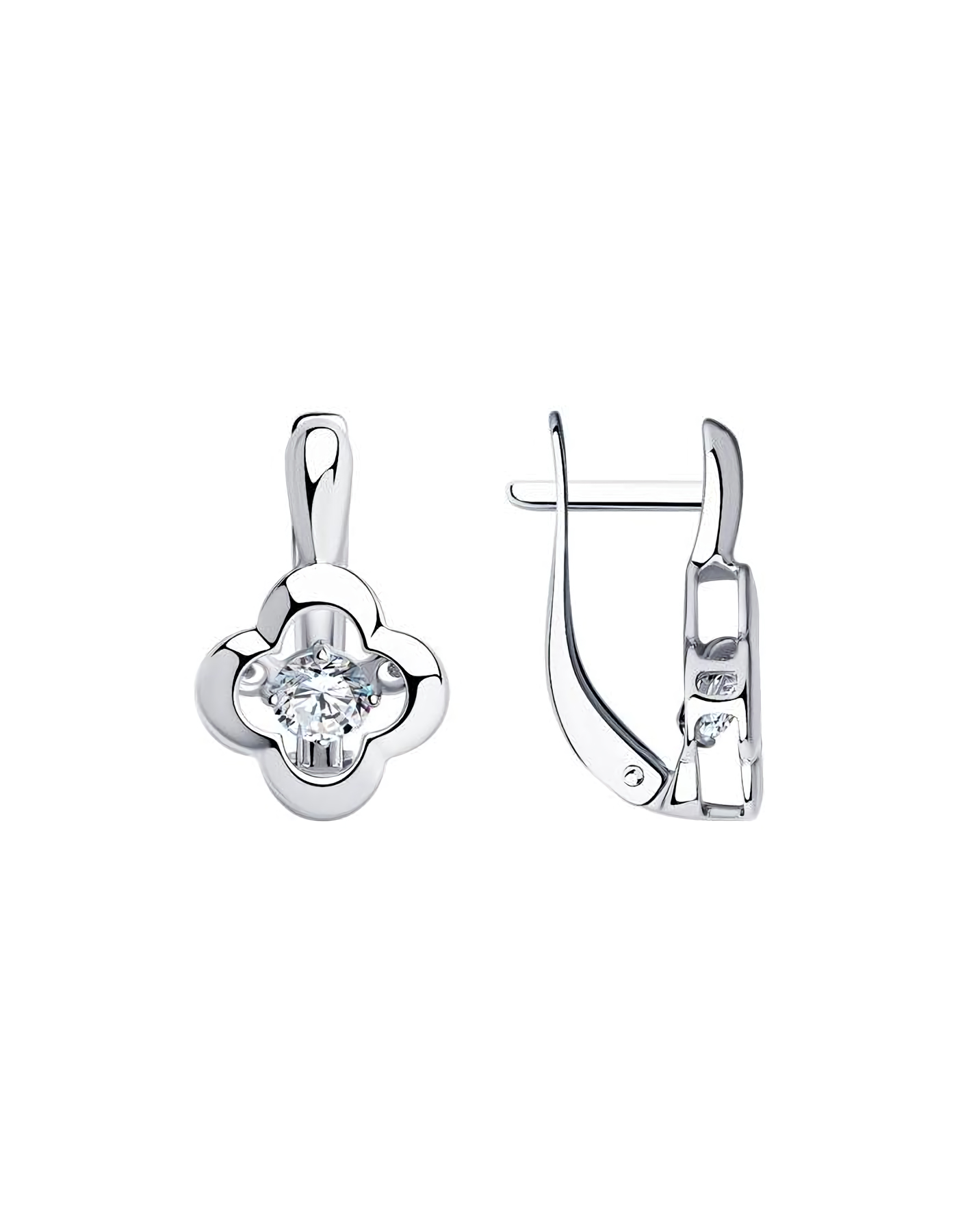 

Серьги из серебра TEO MAORI 894022934, фианит, 894022934