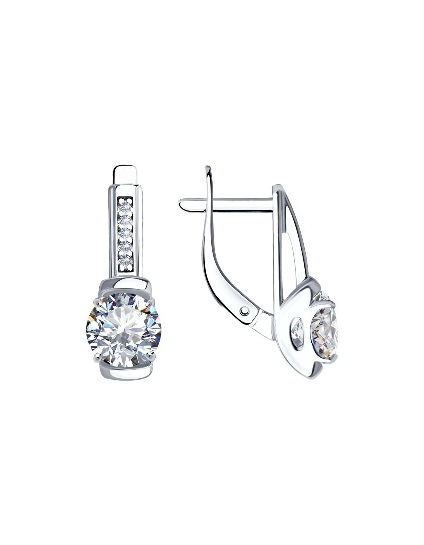 

Серьги из серебра TEO MAORI 894022951, фианит, 894022951