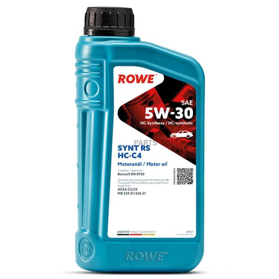 

Моторное масло ROWE HIGHTEC SYNT RS SAE 5W30 HC-C4 C3 C4 1л