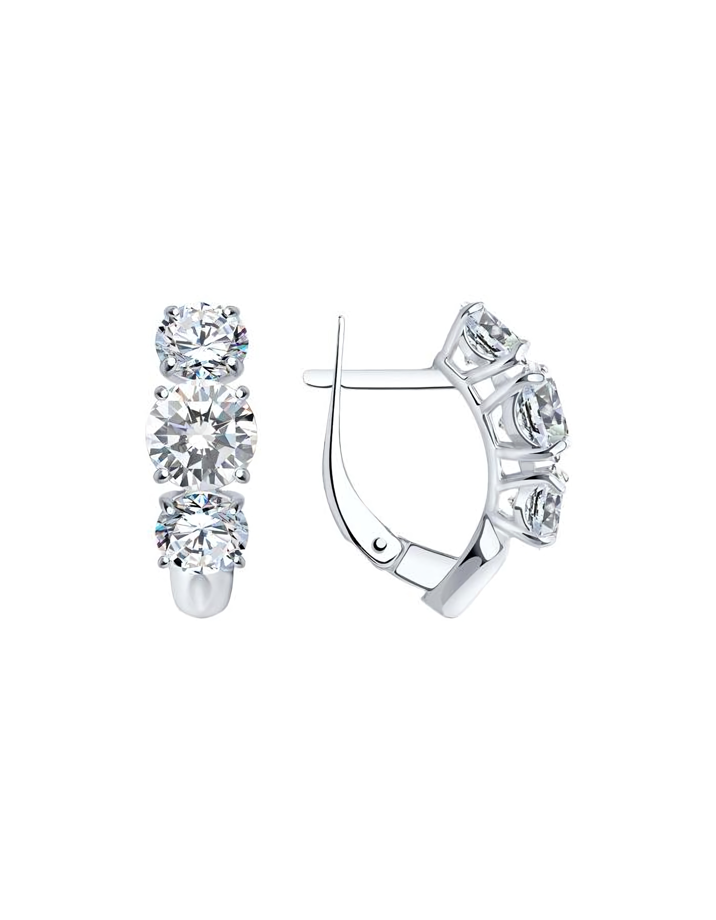 

Серьги из серебра TEO MAORI 894022963, фианит, 894022963