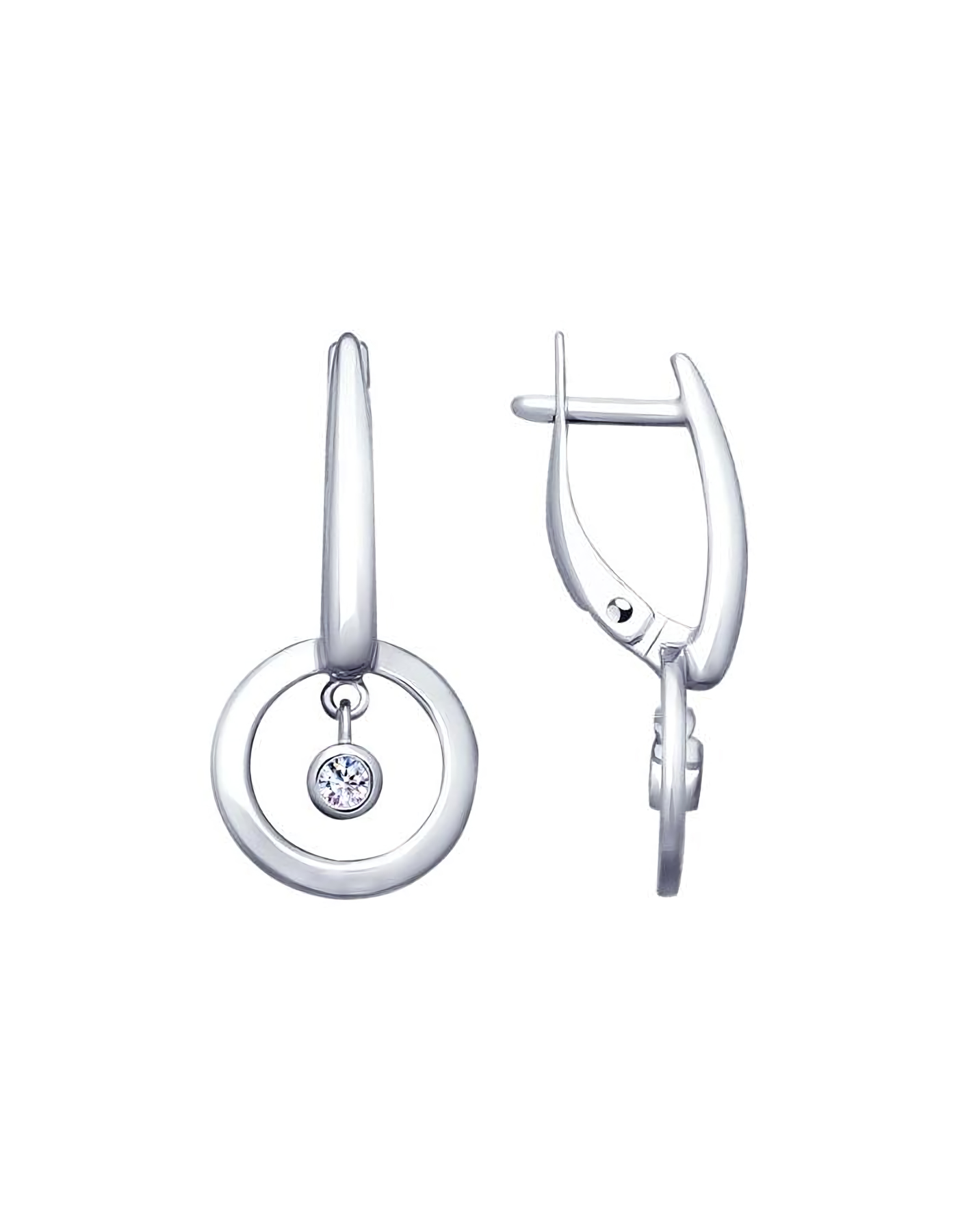

Серьги из серебра TEO MAORI 894022964, фианит, 894022964