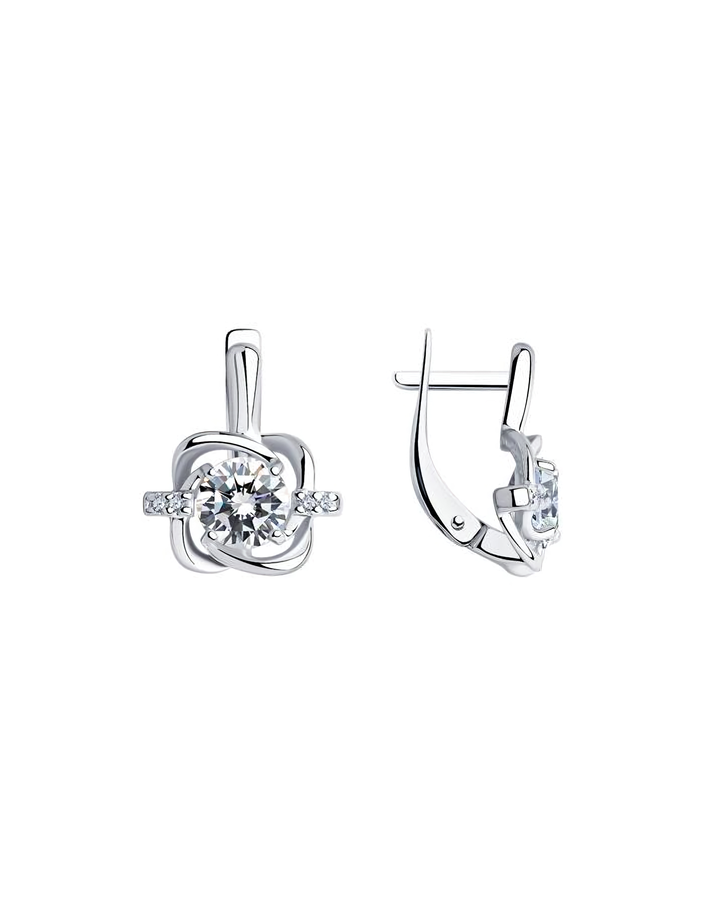 

Серьги из серебра TEO MAORI 894023004, фианит, 894023004
