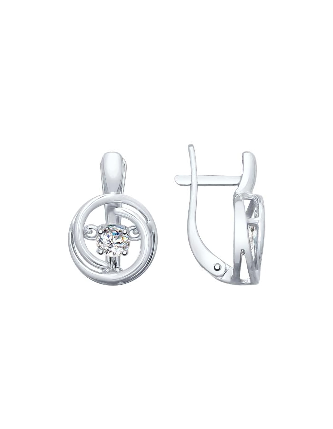 

Серьги из серебра TEO MAORI 894023006, фианит, 894023006