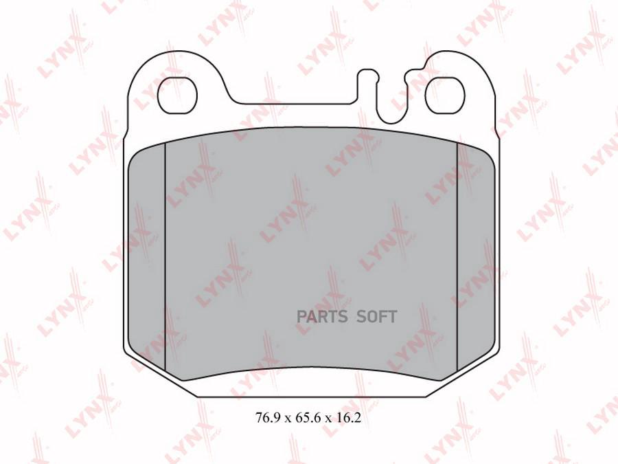

Тормозные колодки LYNXauto дисковые BD5329