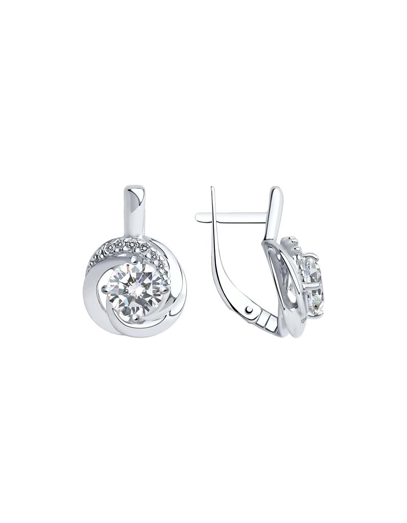 

Серьги из серебра TEO MAORI 894023024, фианит, 894023024