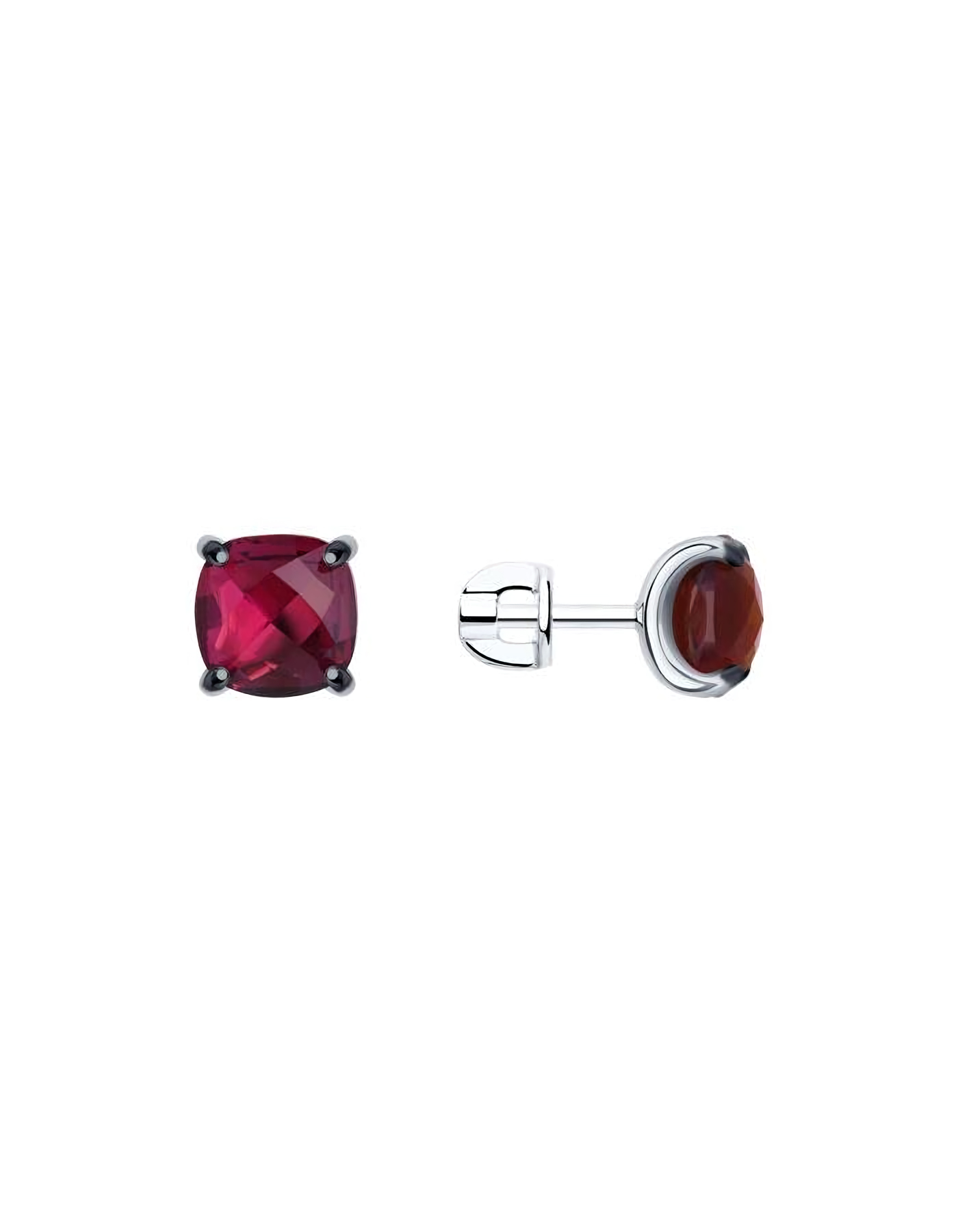 

Серьги пусеты из серебра TEO MAORI 894023046, кристалл ювелирный, 894023046