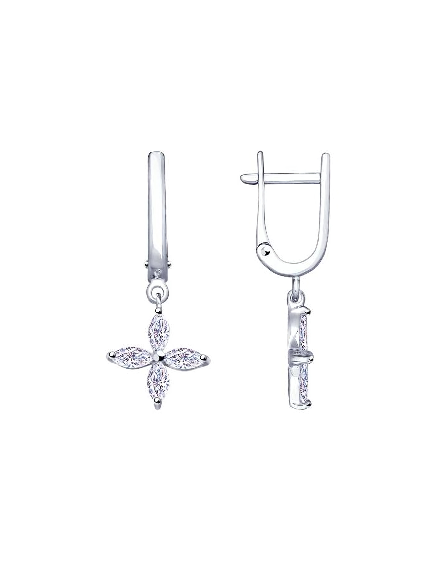 

Серьги из серебра TEO MAORI 894023051, фианит, 894023051