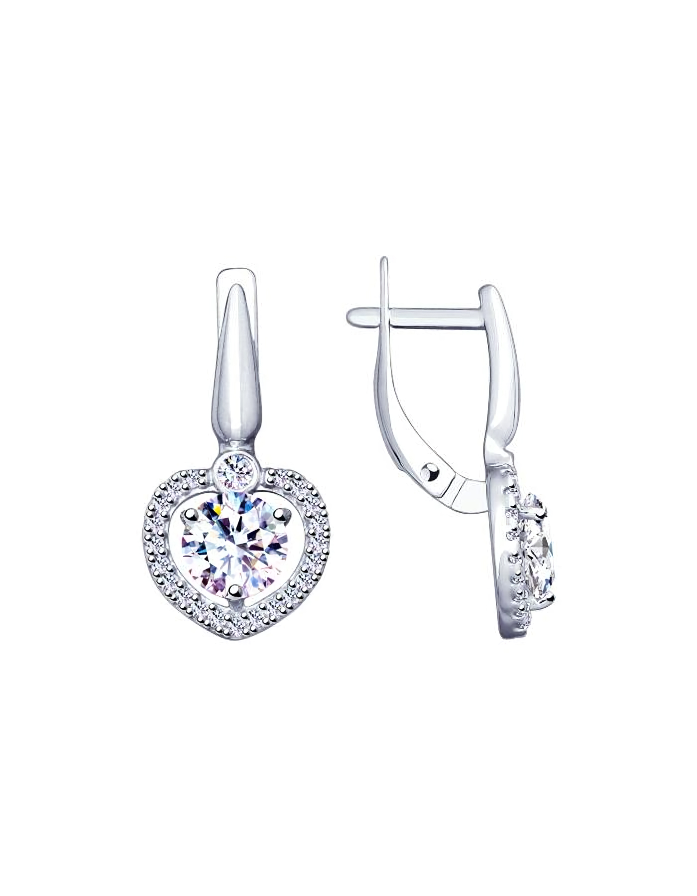 

Серьги из серебра TEO MAORI 894023077, фианит, 894023077