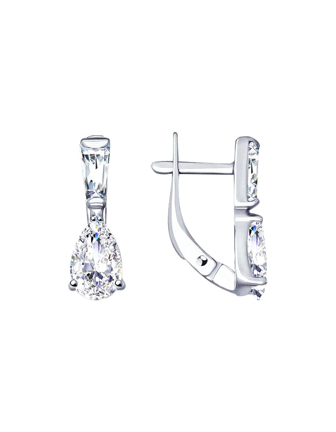 

Серьги из серебра TEO MAORI 894023087, фианит, 894023087