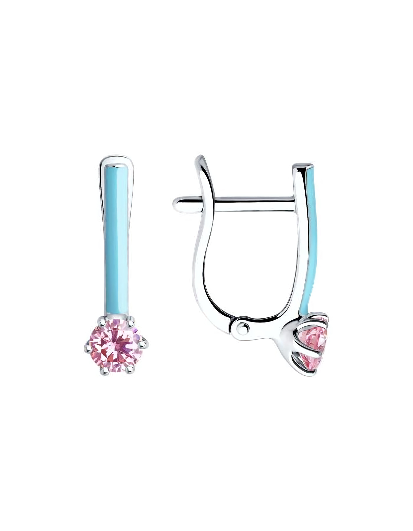 

Серьги из серебра TEO MAORI 894023117, фианит, 894023117