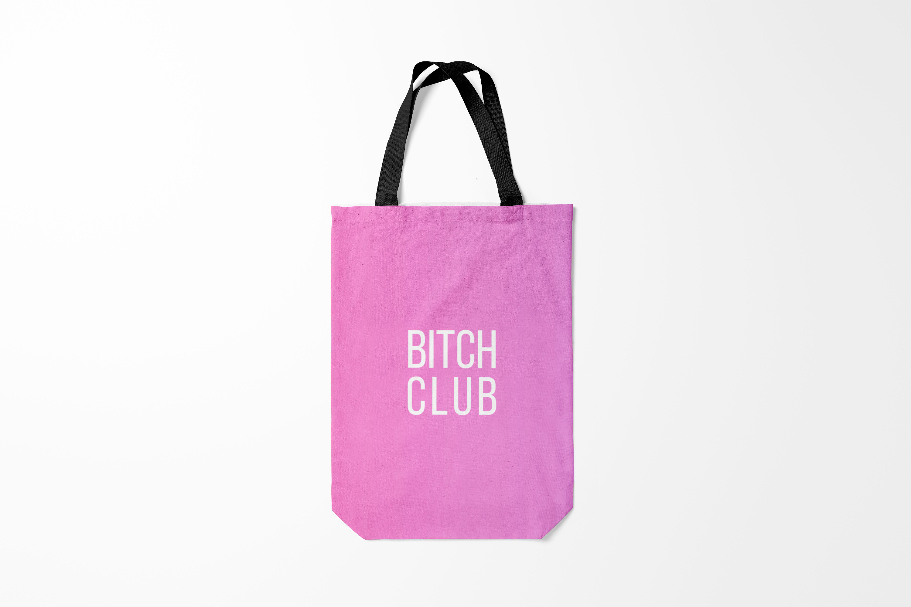 

Сумка шoппер унисекс Burnettie Пафосные Bitch club, розовый, Пафосные Bitch club