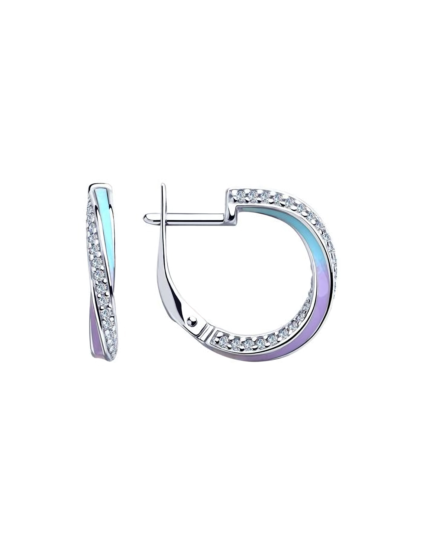 

Серьги из серебра TEO MAORI 894023394, фианит, 894023394