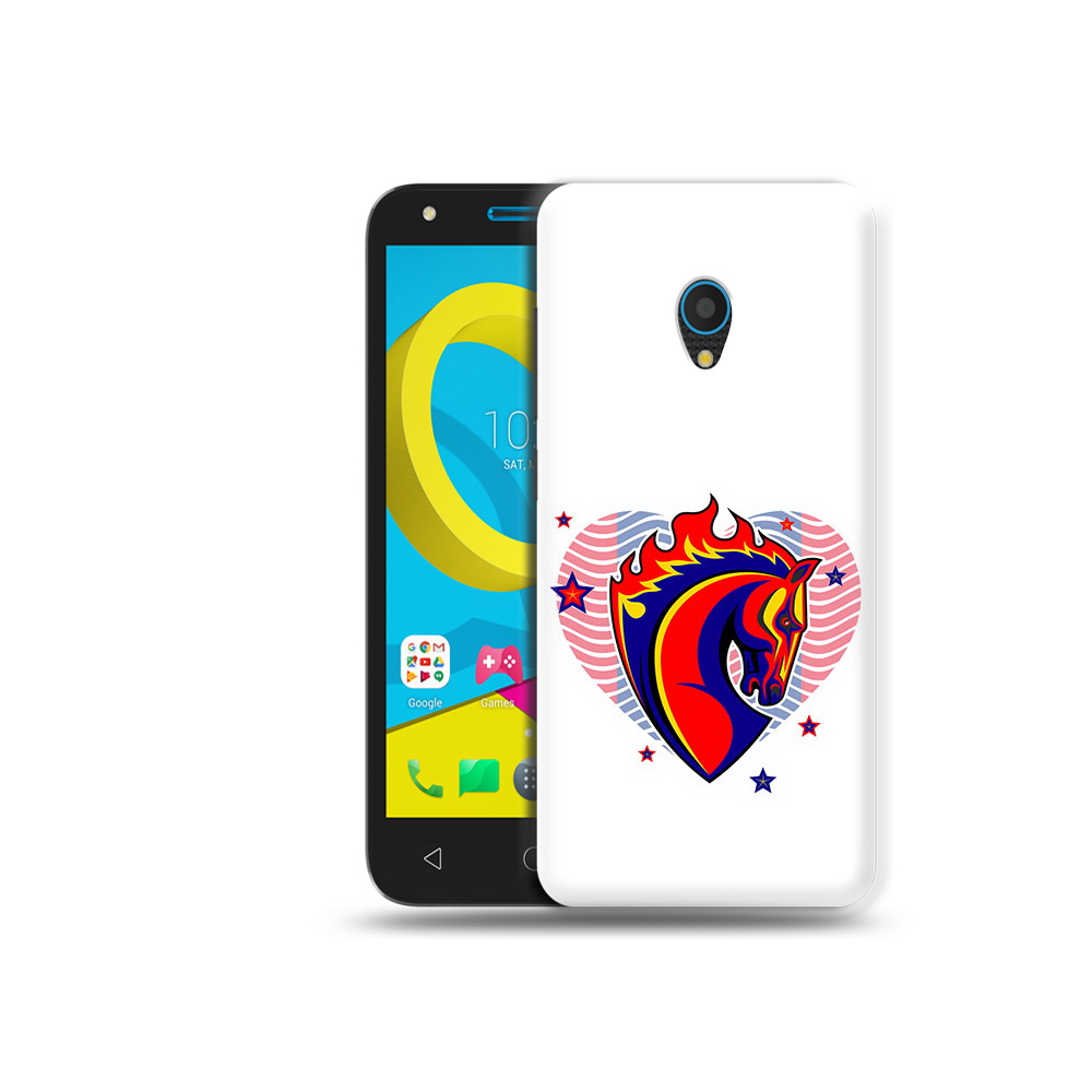 

Чехол MyPads Tocco для Alcatel U5 5047D ФК ЦСЛ Лошадь (PT134046.676.180), Tocco