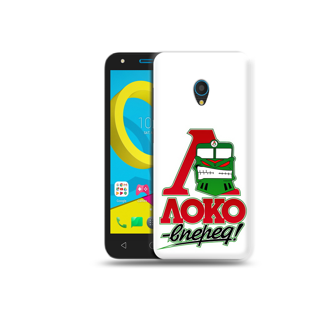 

Чехол MyPads Tocco для Alcatel U5 5047D ФК локо вперед (PT134046.676.181), Tocco