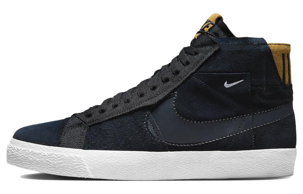 

Кеды унисекс Nike SB Blazer Mid синие 39 EU, Синий, SB Blazer Mid