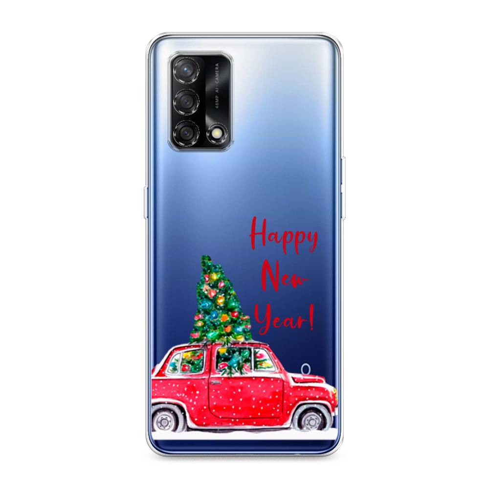 

Чехол на OPPO A74 4G "Happy New Year", Красный;зеленый, 256050-5