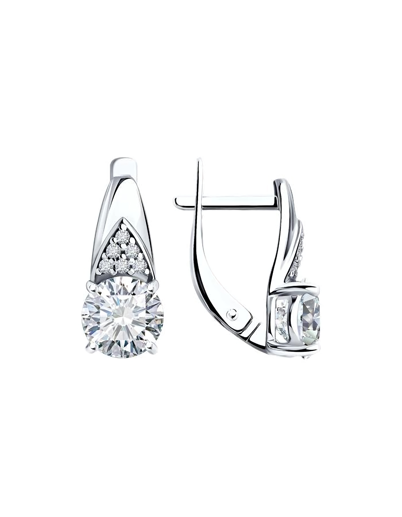 

Серьги из серебра TEO MAORI 894023416, фианит, 894023416