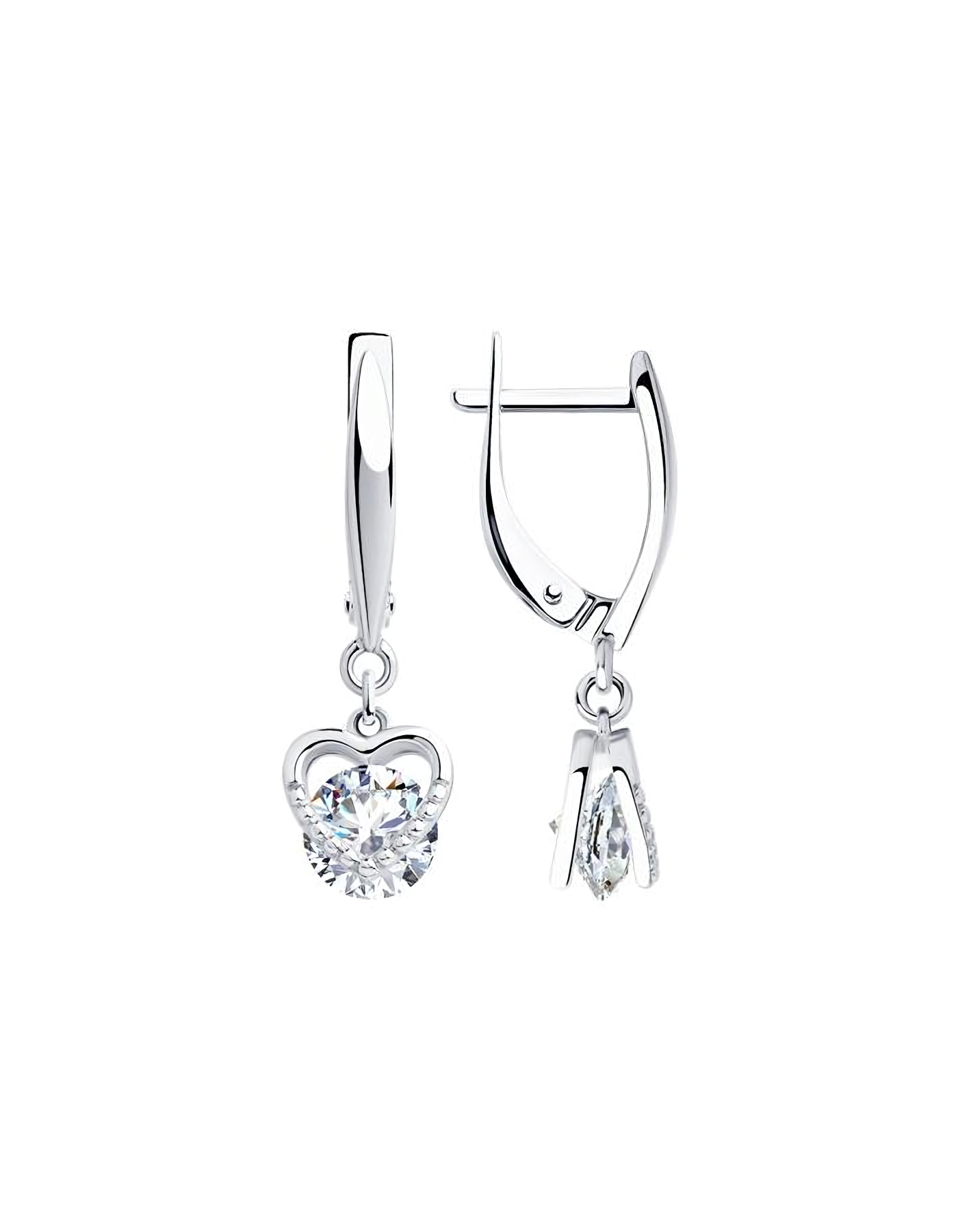 

Серьги из серебра TEO MAORI 894023432, фианит, 894023432