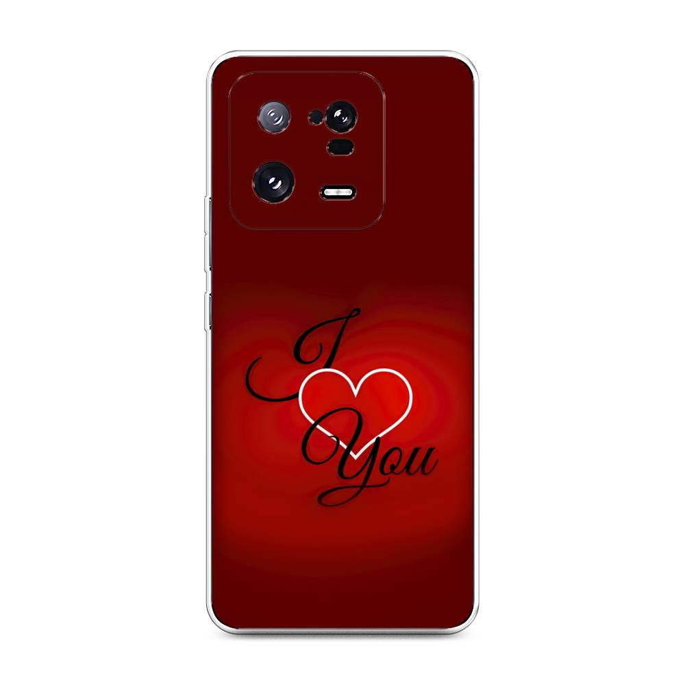 

Чехол Awog на Xiaomi 13 Pro 5G "I love you 3", Красный;черный, 317350-6