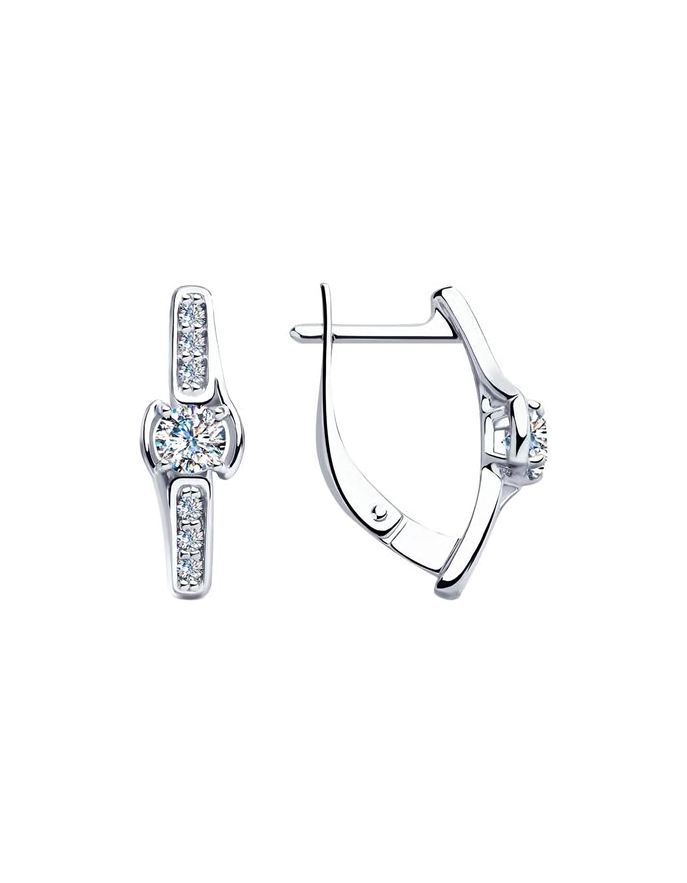 

Серьги из серебра TEO MAORI 894023462, фианит, 894023462