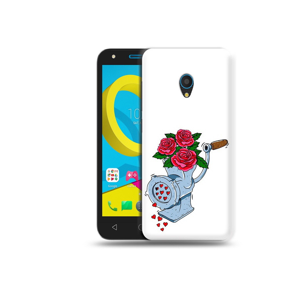 

Чехол MyPads Tocco для Alcatel U5 5047D Цветочные сердца (PT134046.676.199), Tocco