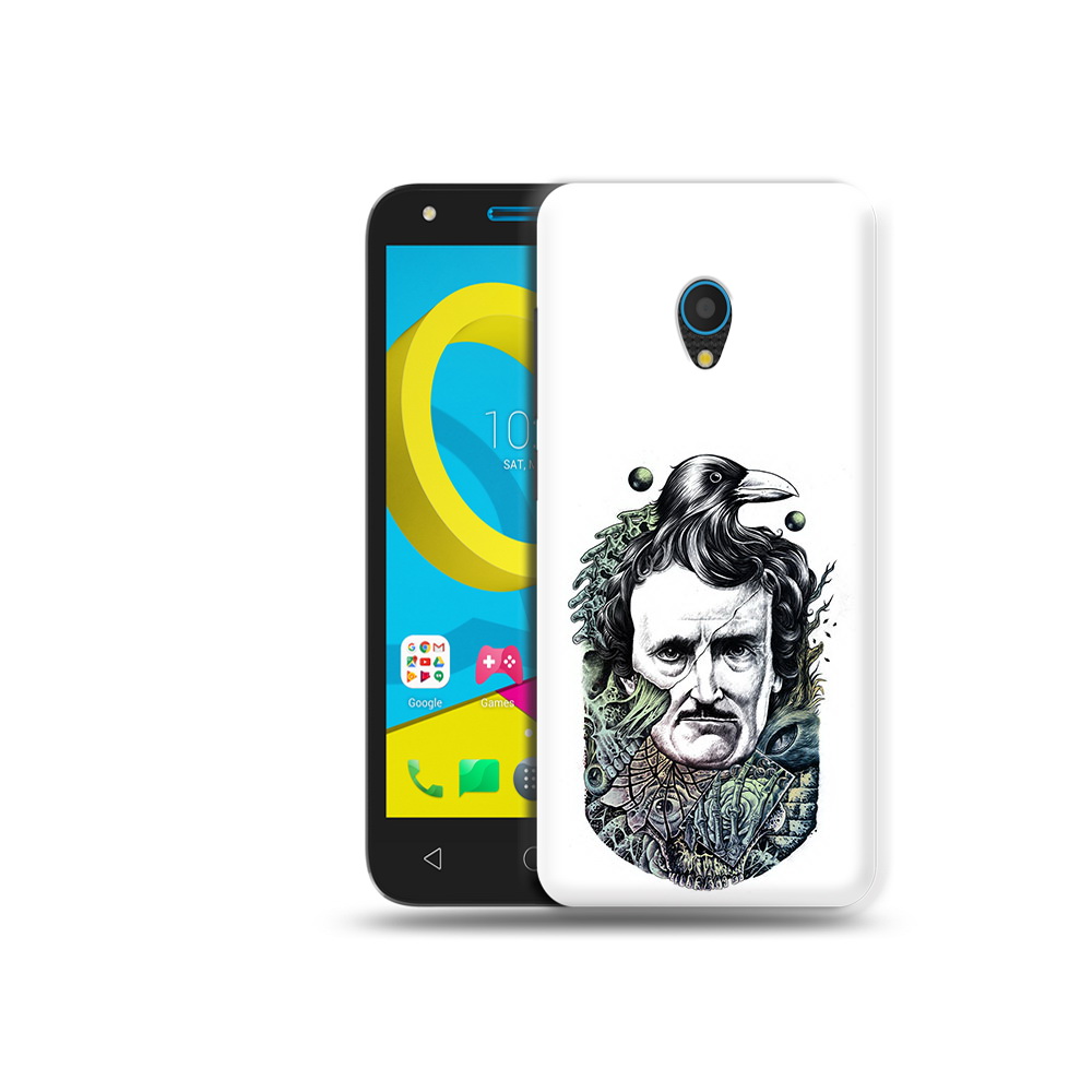 

Чехол MyPads Tocco для Alcatel U5 5047D Эдгар Аллан с вороном (PT134046.676.203), Tocco
