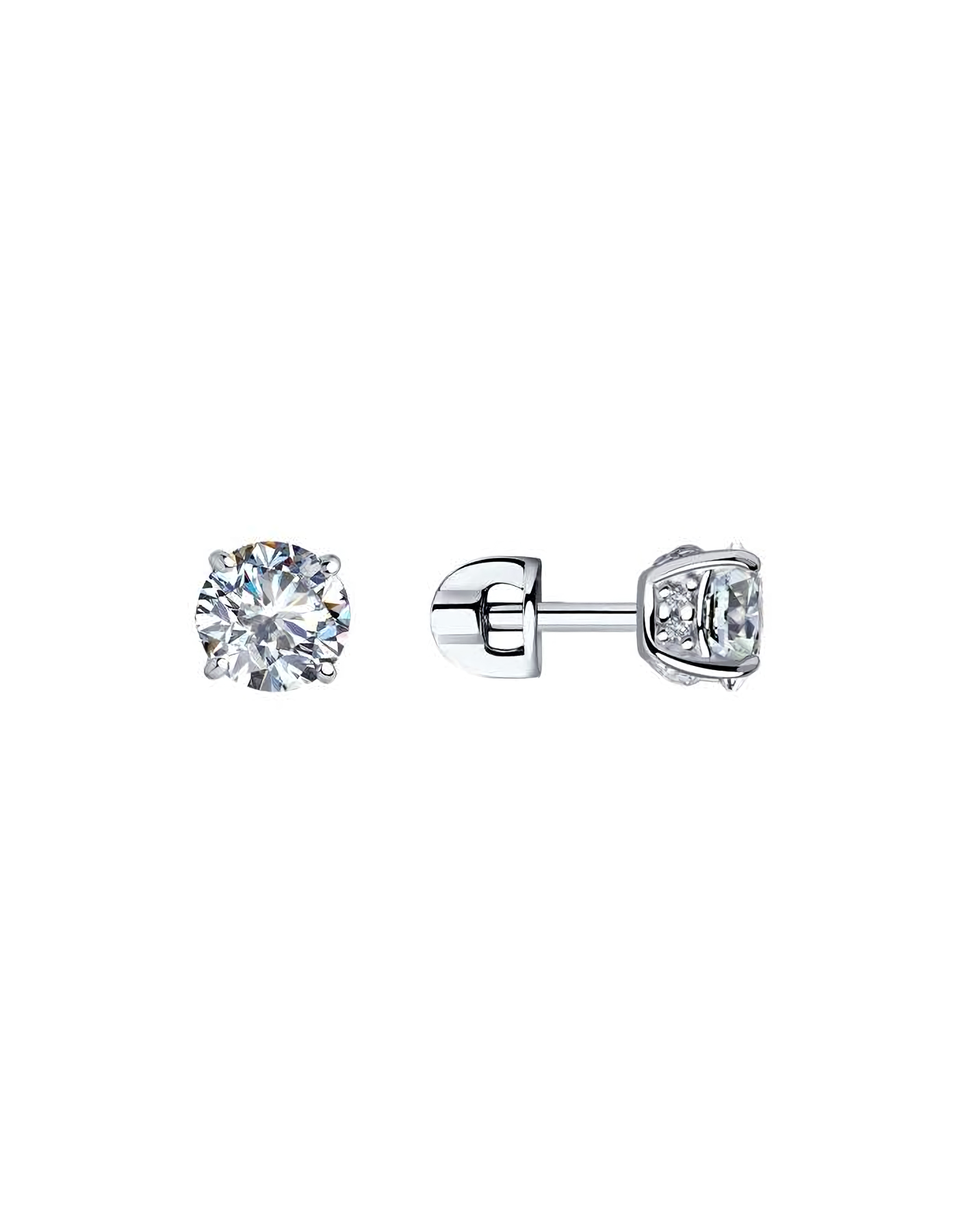 

Серьги пусеты из серебра TEO MAORI 894023494, фианит, 894023494