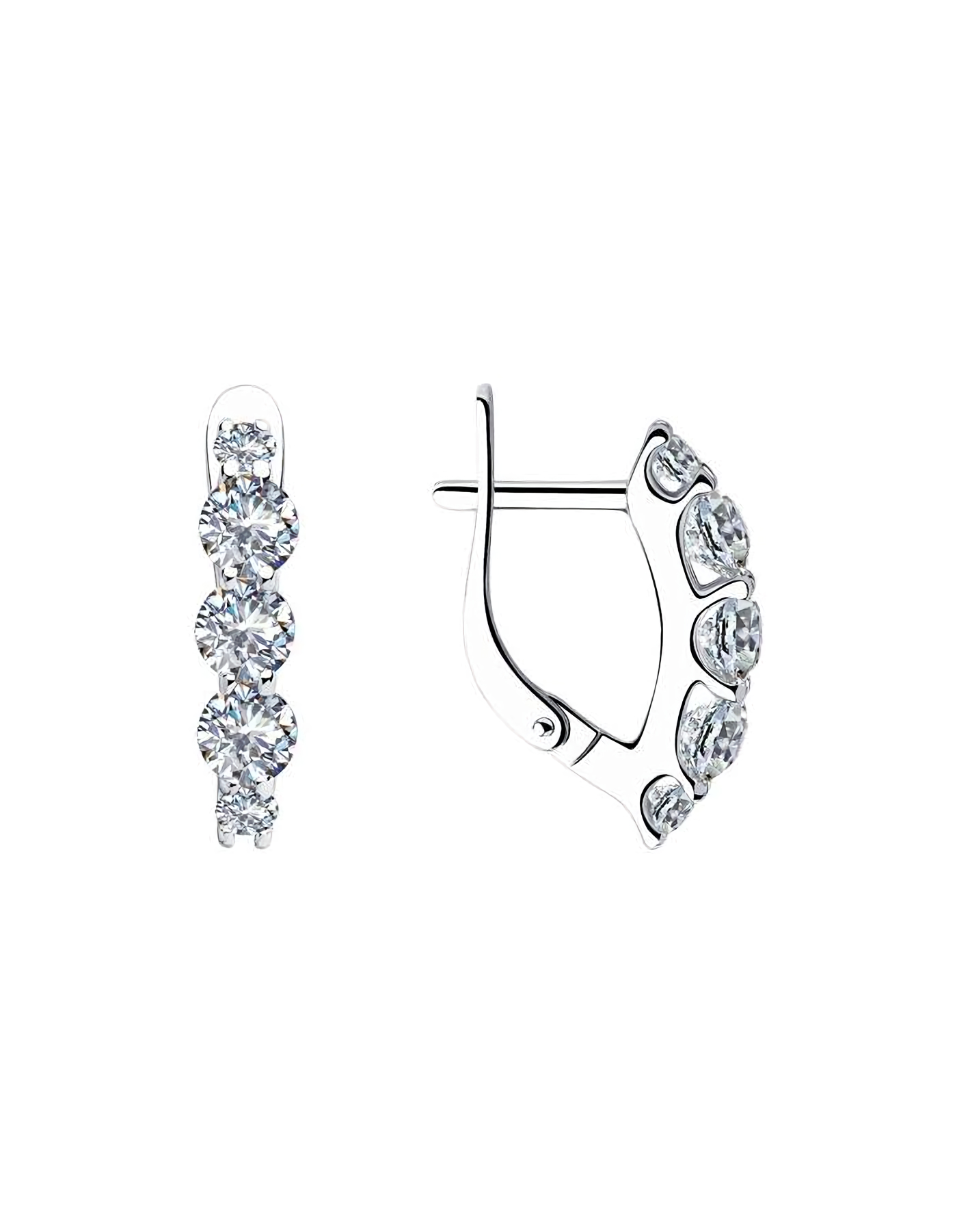 

Серьги из серебра TEO MAORI 894023498, фианит, 894023498