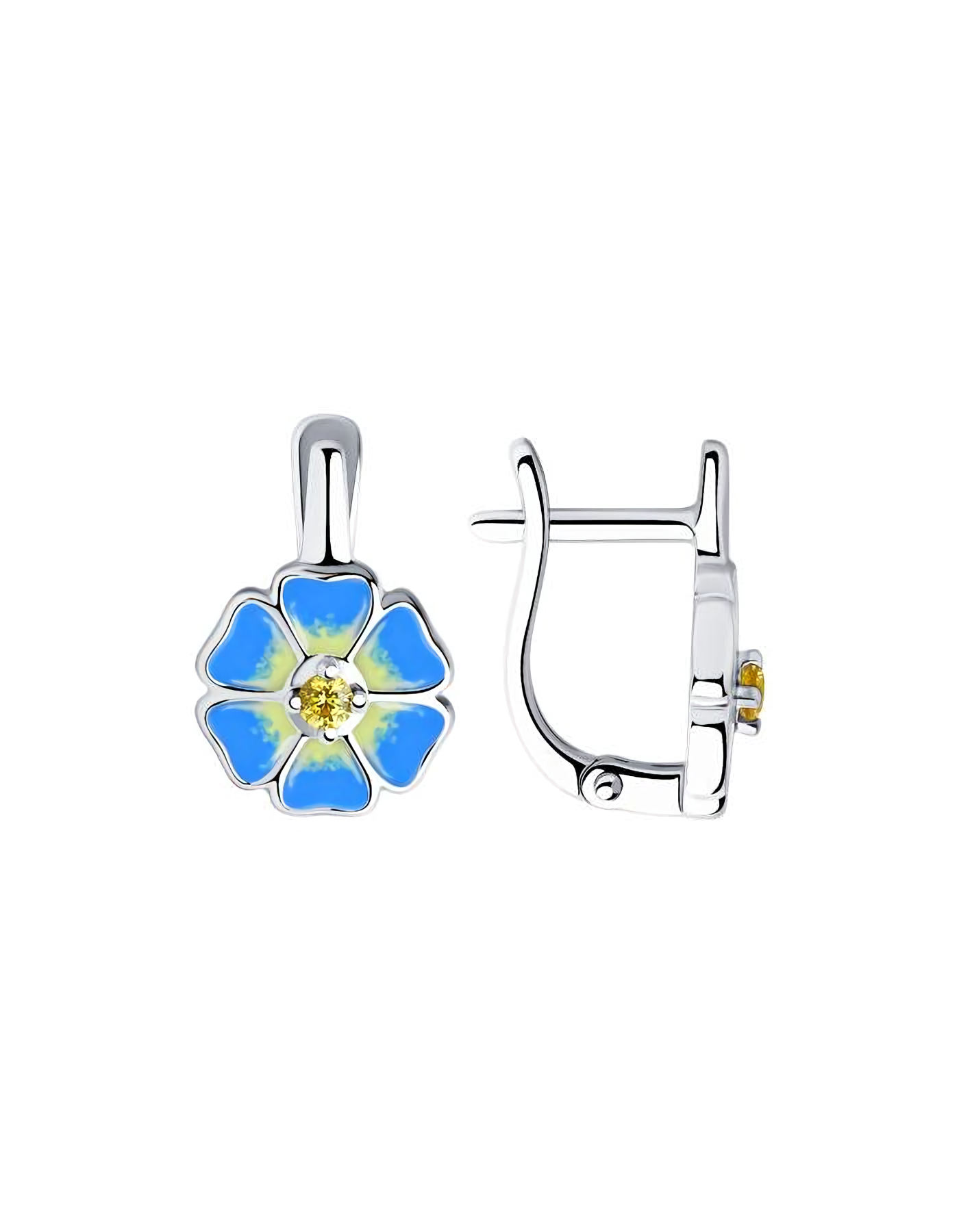 

Серьги из серебра TEO MAORI 894023527, фианит, 894023527