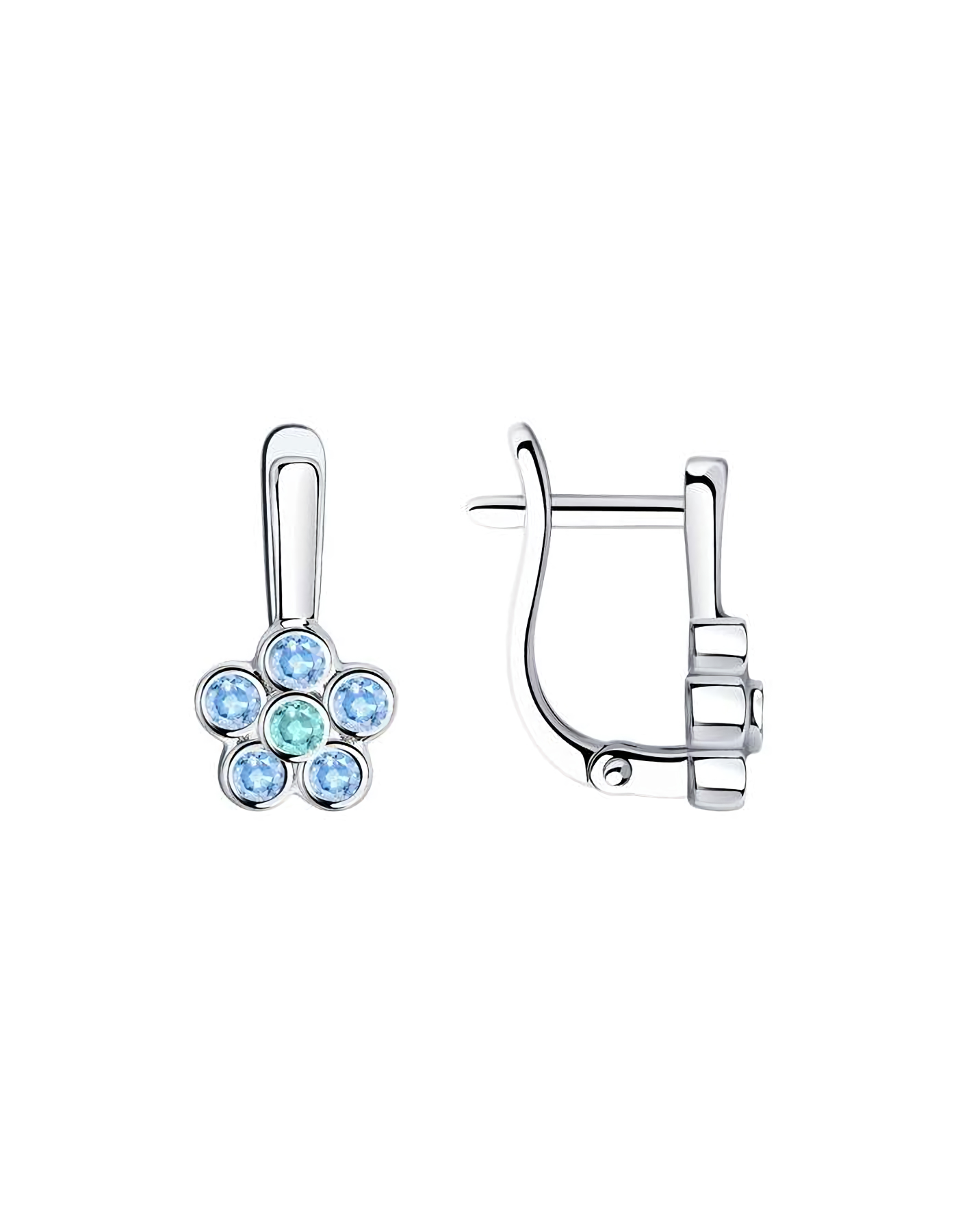 

Серьги из серебра TEO MAORI 894023644, фианит, 894023644