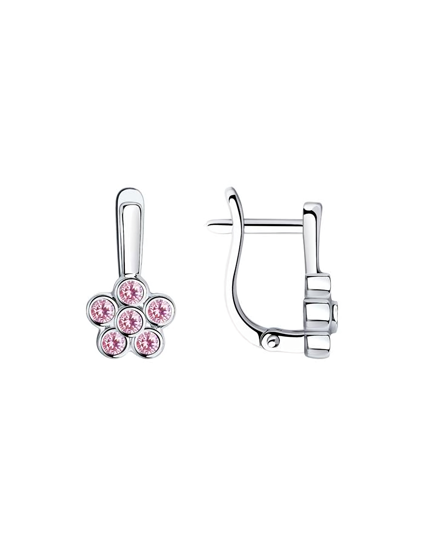

Серьги из серебра TEO MAORI 894023645, фианит, 894023645