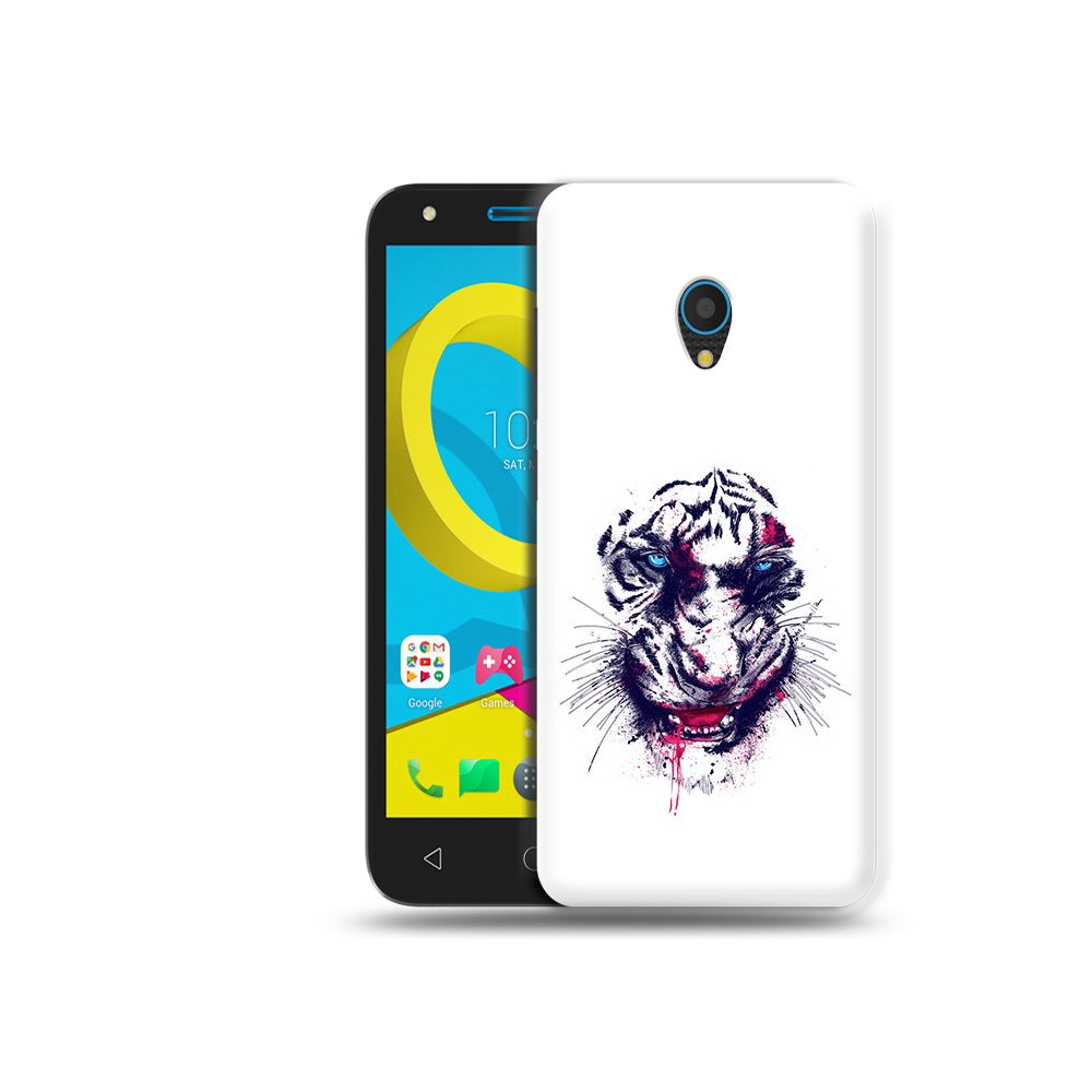 

Чехол MyPads Tocco для Alcatel U5 5047D безумный тигр (PT134046.676.228), Tocco