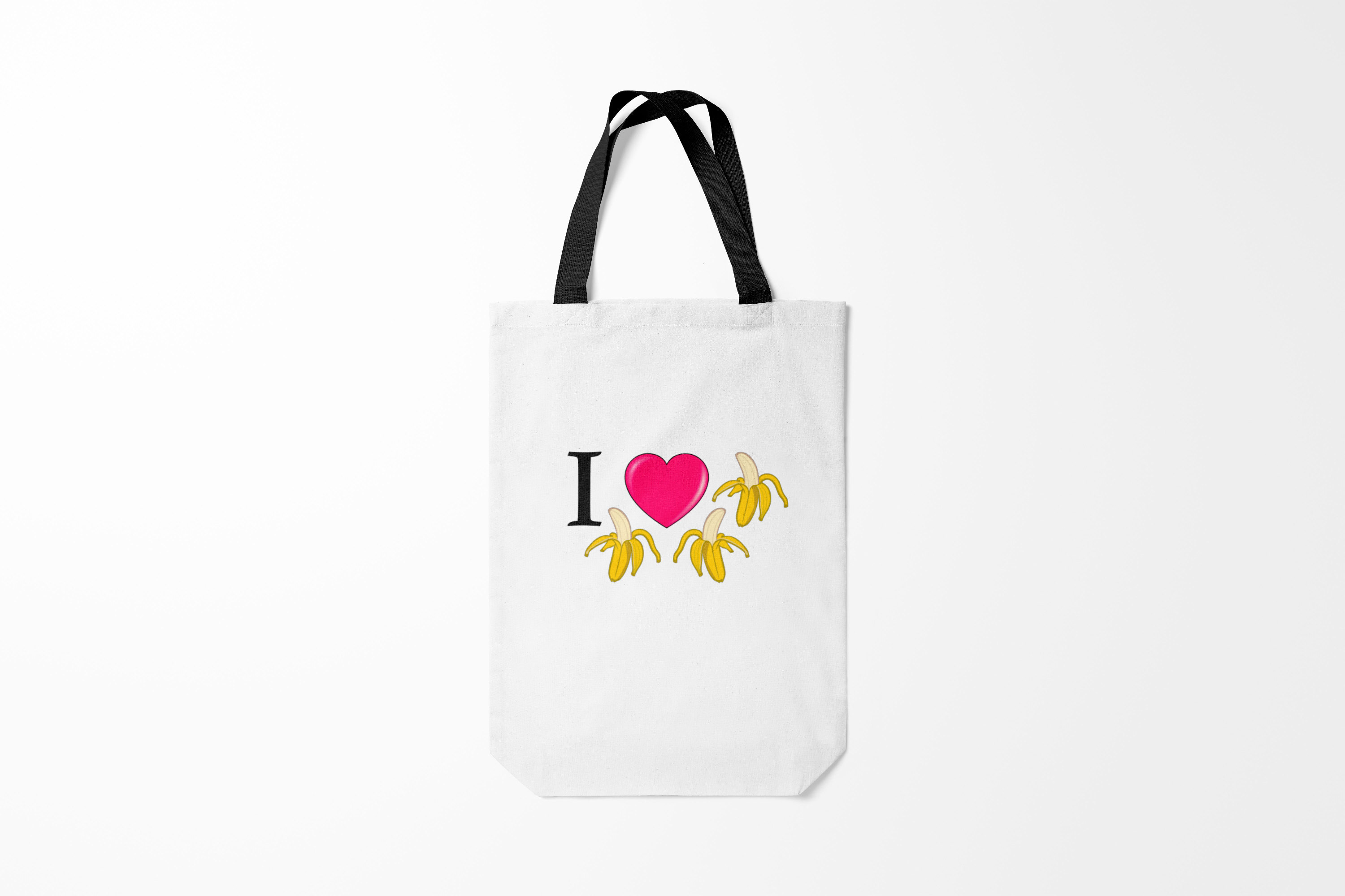 

Сумка шoппер унисекс Burnettie Иностранные I LOVE BANANAS, белый, Иностранные I LOVE BANANAS