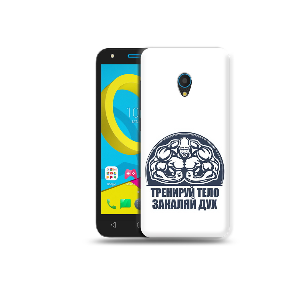

Чехол MyPads Tocco для Alcatel U5 5047D бодибилдинг закаляй дух (PT134046.676.234), Tocco
