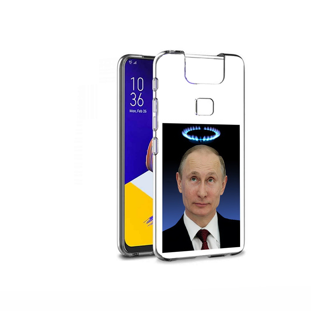 

Чехол MyPads Tocco для Asus ZenFone 6 (ZS630KL) святой газ, Прозрачный, Tocco