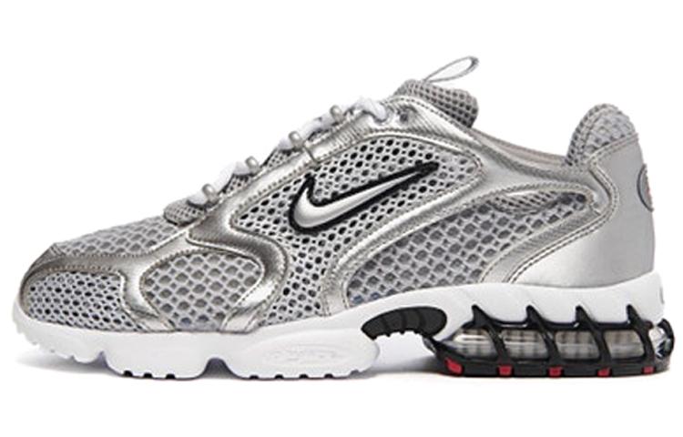 

Кроссовки унисекс Nike Air Zoom Spiridon Cage 2 серебристые 43 EU, Серебристый, Air Zoom Spiridon Cage 2