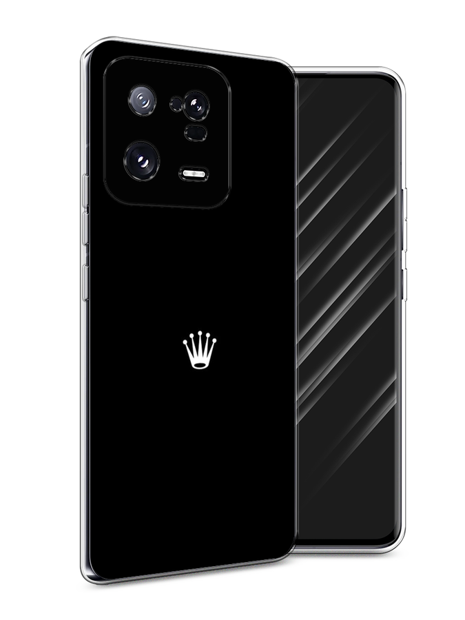 

Чехол Awog на Xiaomi 13 Pro 5G "Белая корона на черном фоне", Черный, 317350-7