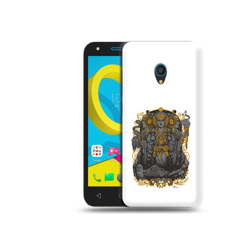 

Чехол MyPads Tocco для Alcatel U5 5047D божество с золотыми элементами (PT134046.676.241), Tocco