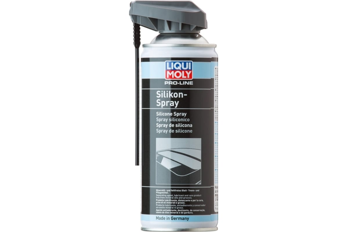 

Бесцветная смазка-силикон LIQUI MOLY Pro-Line Silikon-Spray 0,4л 7389