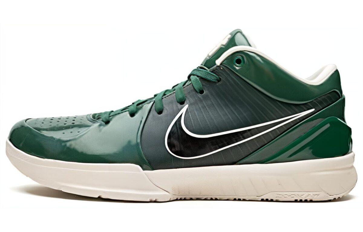

Кроссовки Nike UNDEFEATED x Nike Zoom Kobe 4 Protro Dark Green Bucks зеленые 45.5 EU, Зеленый, UNDEFEATED x Nike Zoom Kobe 4 Protro Dark Green Bucks