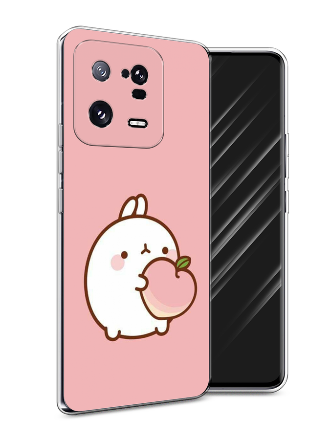 

Чехол Awog на Xiaomi 13 Pro 5G "Кролик с персиком", Розовый;бежевый, 317350-1