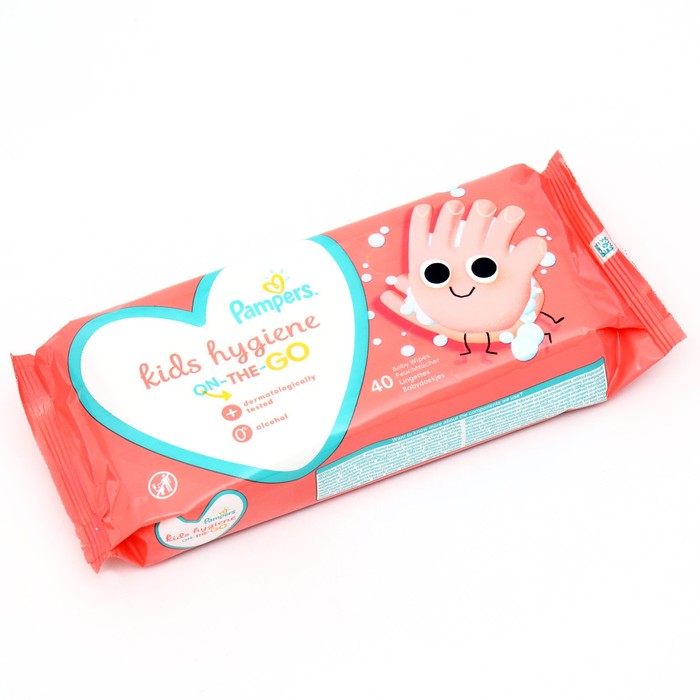 

Влажные салфетки детские Pampers Kids Hygiene, 40 шт.
